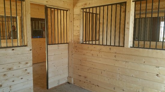 black steel horse stall kits